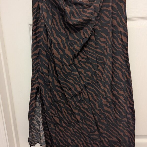 Madewell Layton Midi Slip Skirt Animal Print - Picture 4 of 5